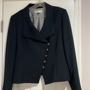 2 piece black skirt set